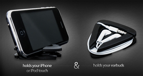 iANGLE iPhone Stand/Headphone Wrap (Image courtesy Versed General)