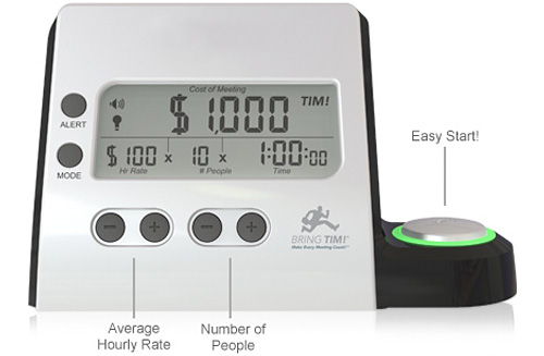 Time Is Money Office Clock (Image courtesy Bring TIM)