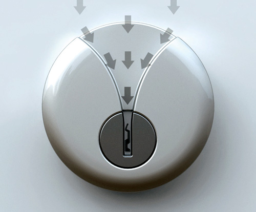 V Lock Key Hole (Image courtesy Junjie Zhang)