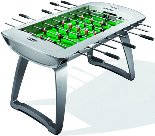 Audi Design Foosball Table (Image courtesy Autoblog)