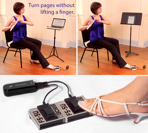 AirTurn BT-105 Bluetooth Foot Pedal Page Turner