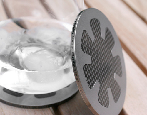 Black Badger Advanced Composites Coasters (Image courtesy Yanko Design)