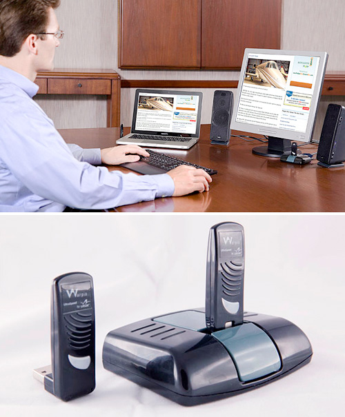 Warpia Easy Dock Wireless Laptop Dock (Images courtesy Warpia)