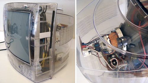 Rare Zenith 13" See-Through Clear Case TV (Images courtesy eBay)
