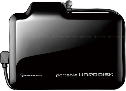 I-O Data HDPN-U500/V External Hard Drive (Image courtesy Akihabara News)