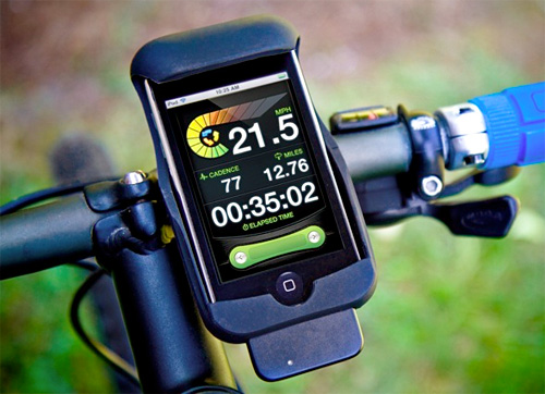 LiveRider Bike Computer (Image courtesy New Potato Technologies)