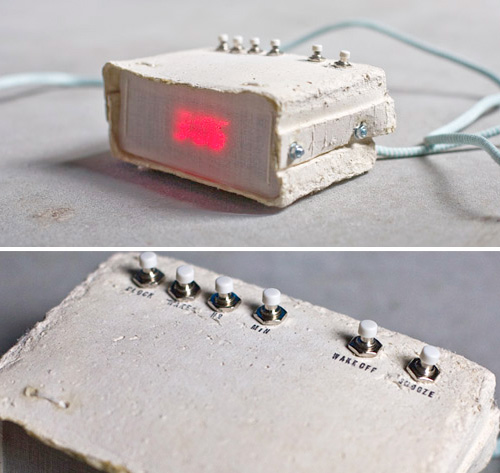 Paper Alarm Clock (Images courtesy Joon & Jung)