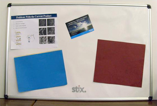 stix Stix Electrostatic Noticeboard (Image courtesy Jonathan Jordan)