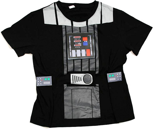 Light-Up Darth Vader T-Shirt (Image courtesy StarWarsShop.com)