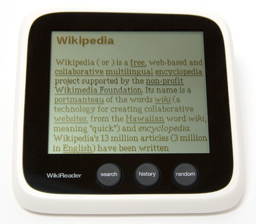 WikiReader Now Supports 15 Different Languages