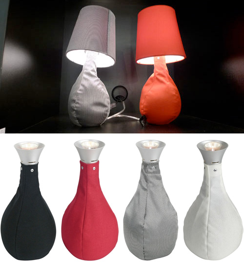 Sompex Beanbag Lamps (Images courtesy Design Milk & Contemporary Heaven)