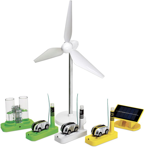 Renewable Energy Racers (Image courtesy Hammacher Schlemmer)