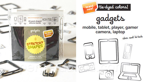 Gadget Band Elastics (Image courtesy Perpetual Kid)
