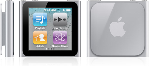 iPod Nano Touch (Image courtesy Apple)