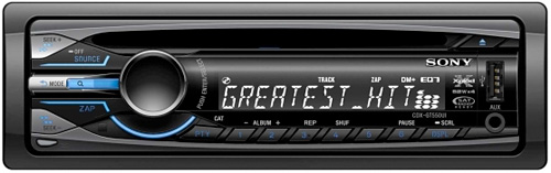 Sony CDX-GT550UI (Image courtesy Sony)
