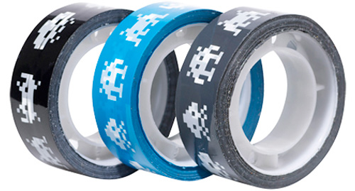 Space Invaders Packing Tape (Image courtesy Officeworks)