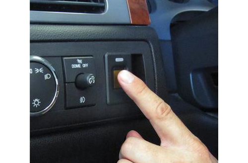 Biometric Vehicle Ignition (Image courtesy SkyMall)