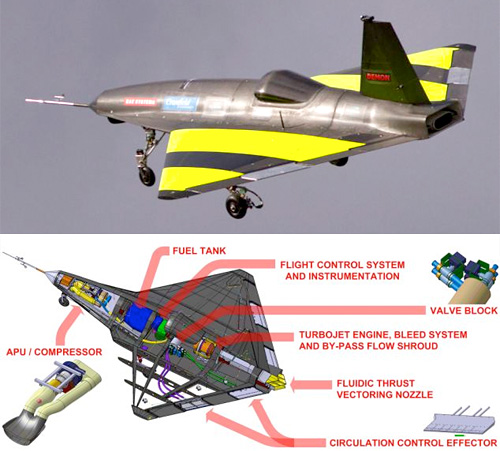 DEMON UAV (Images courtesy The Dailymail)
