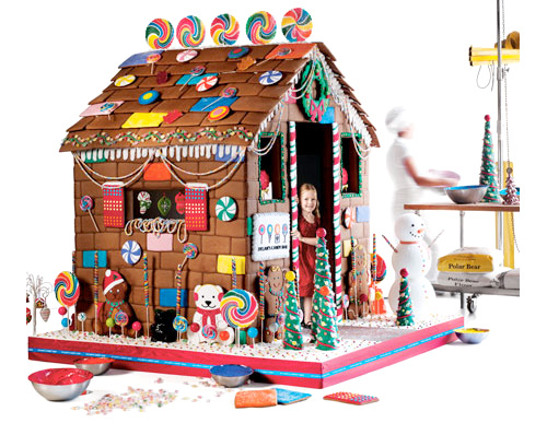 Edible Gingerbread Playhouse by Dylan's Candy Bar (Image courtesy Neiman Marcus)