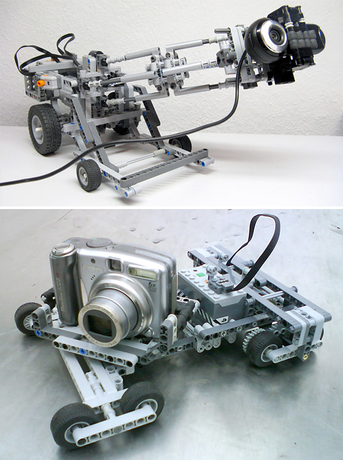 LEGO Technic Camera Dollies (Images courtesy Peer Kreuger)