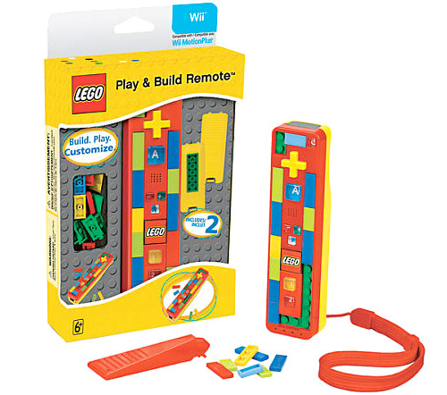 LEGO Play and Build Remote for Nintendo Wii (Image courtesy Toys "R" Us)