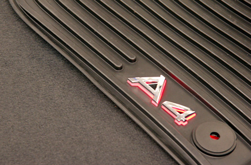 Audi Illuminated Floormats (Image courtesy Audi)