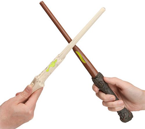 Harry Potter IR Battling Wands (Image courtesy ThinkGeek)