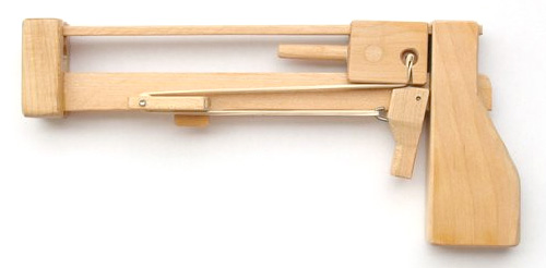 Jenga Pistol (Image courtesy Matthias Wandel)