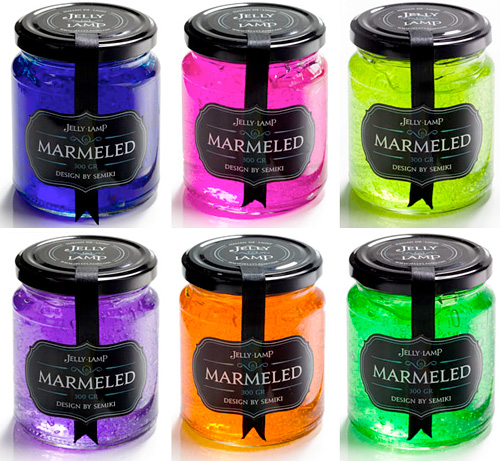 Marmeled Jelly Lamps (Images courtesy JellyLamp)