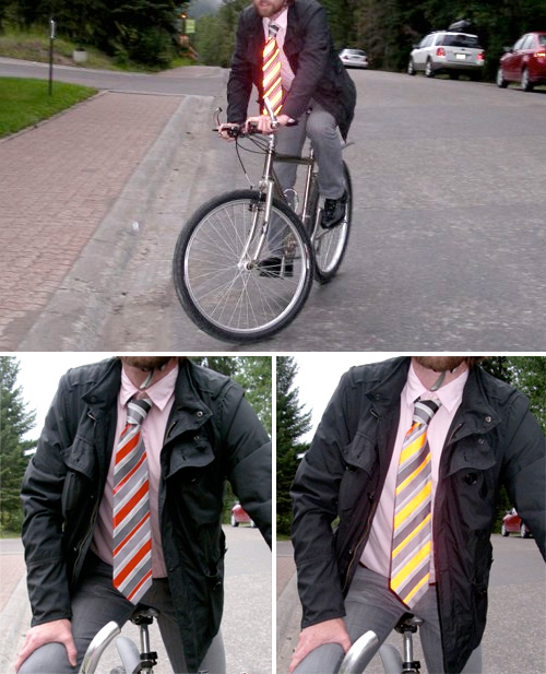 Retroreflector Tie (Images courtesy Design Indaba)