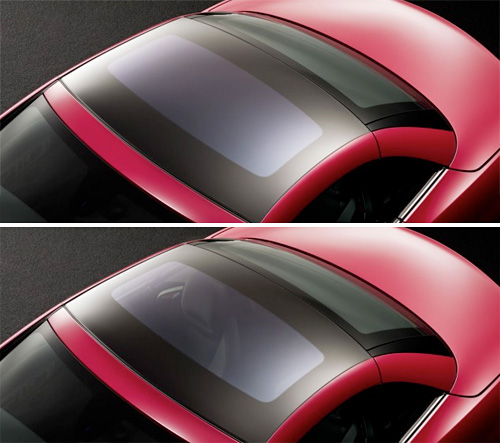 Mercedes-Benz MAGIC SKY CONTROL Roof (Images courtesy Mercedes-Benz)