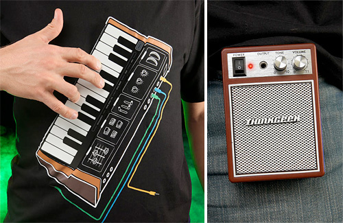 Electronic Music Synth Shirt (Images courtesy ThinkGeek)