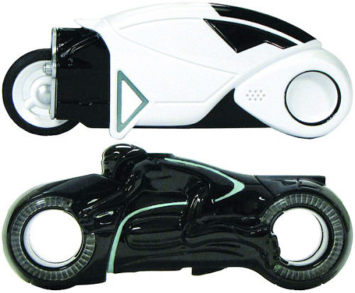 TRON Light Cycle USB Flash Drives (Images courtesy Toys "R" Us)