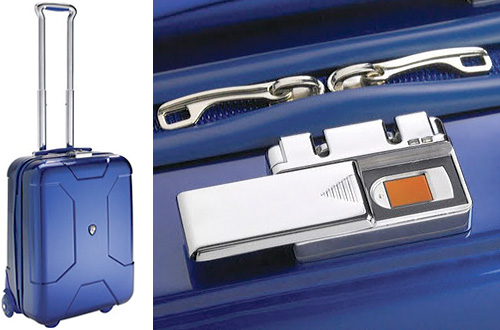 Heys Crown Edition Carry-On Luggage With Biometric Locks (Images courtesy Heys)