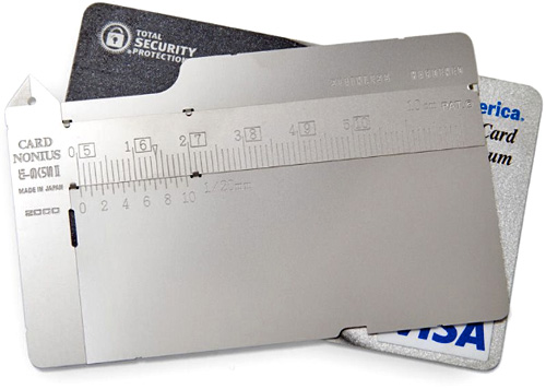 cc_micrometer Credit Card Micrometer Caliper (Image courtesy MoMA Store)