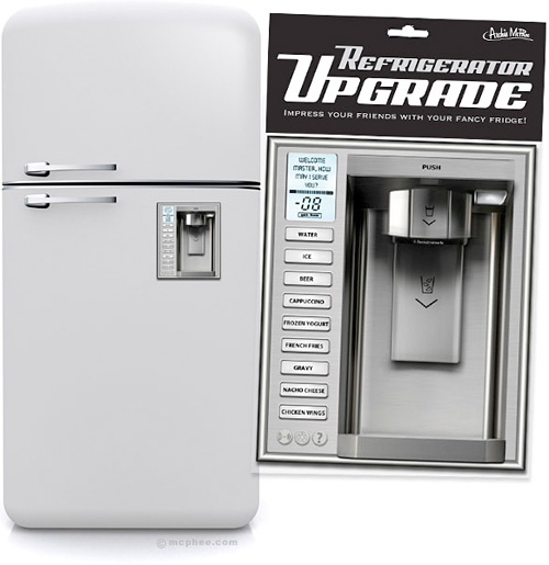 fridge_upgrade Refrigerator Upgrade Magnet (Image courtesy Archie McPhee)