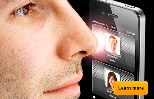 NoseDial App (Image courtesy NoseDial)