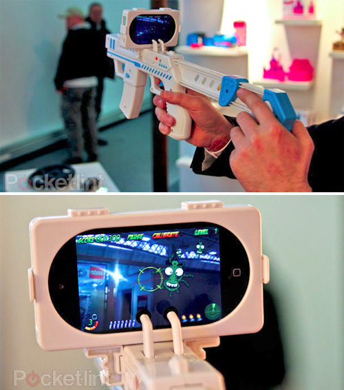 App Gun iPhone Accessory (Images courtesy Pocket-lint)