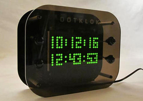 DOTKLOK Open Source Digital Clock (Images courtesy Andrew O’Malley)