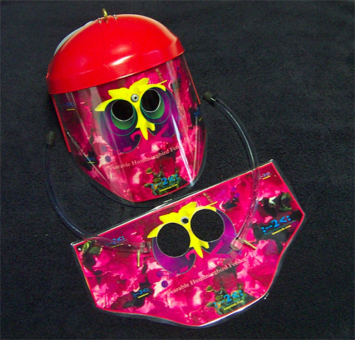 eYe2eYe Wearable Hummingbird Feeder (Image courtesy Doyle Doss)