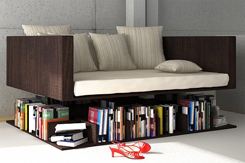 Ransa Bookshelf Sofa (Image courtesy Younes Duret)