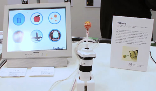 Augmented Reality TagCandy (Image courtesy DigInfoTV)