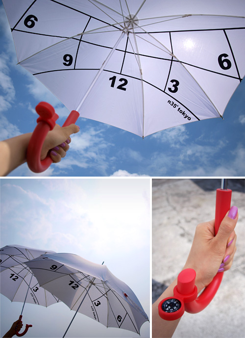 clock_parasol Clock Parasol (Images courtesy Kota Nezu)