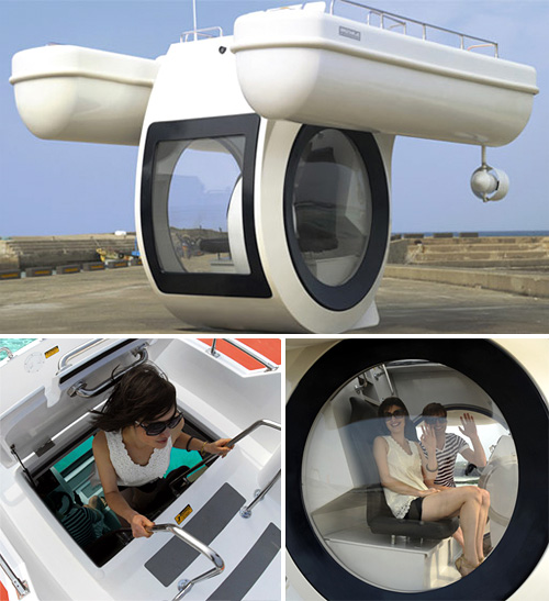 EGO Compact Submarine (Images courtesy Raonhaje Inc.)