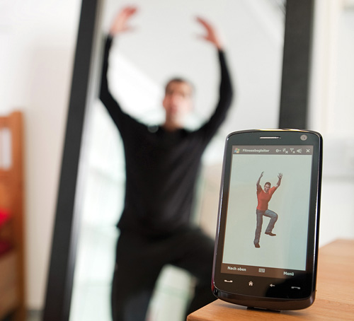 fitness_trainer Fraunhofer's Electronic Fitness Trainer (Image courtesy Fraunhofer-Gesellschaft)