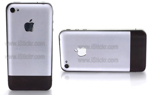 iphone_classic Aluminum First Gen iPhone 4 Decal (Images courtesy iStickr)