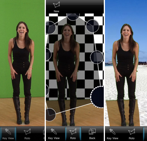 Kromath iPhone Chroma Keyer (Images courtesy Hassan Uriostegui)