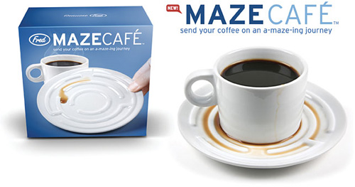 mazecafe Maze Café Cup And Saucer (Image courtesy Fred & Friends)