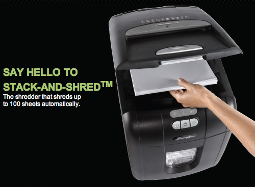 Swingline's Stack-and-Shred (Image courtesy Swingline)