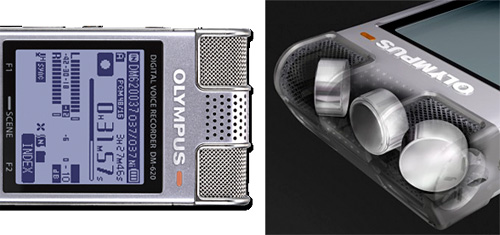 Olympus DM-620 PCM Recorder (Images courtesy Olympus)